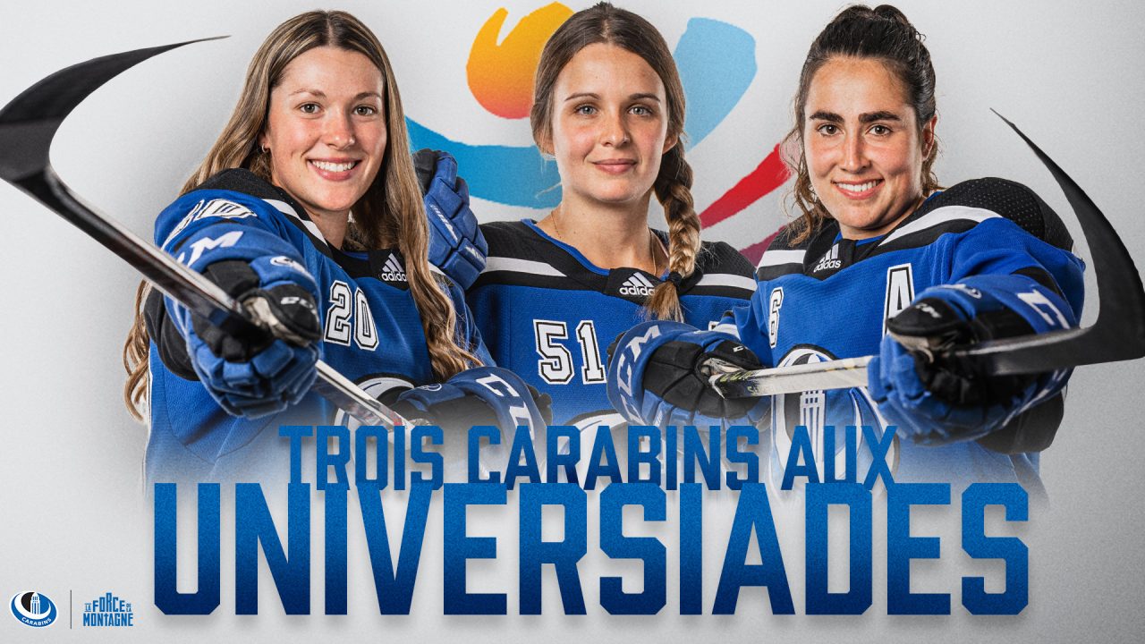 Trois Carabins aux Universiades en hockey féminin
