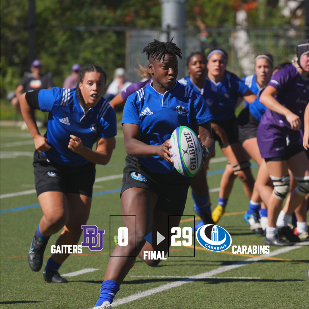 Les Carabins ne laissent aucune chance aux Gaiters Rugby féminin
