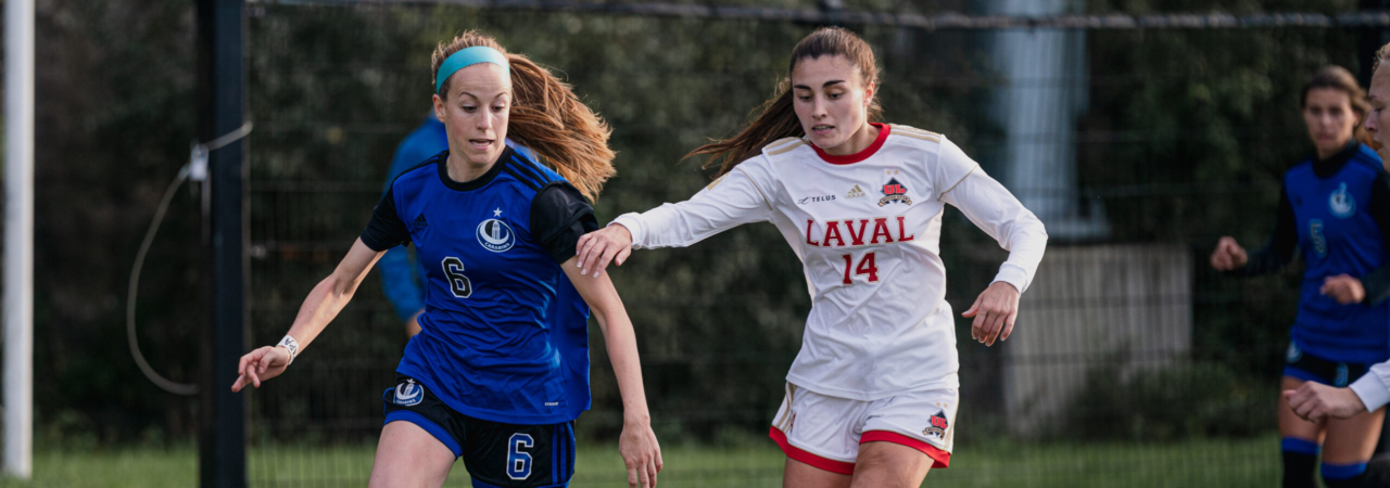 Mégane Sauvé avec les Roses de Montréal