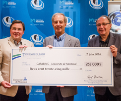 Le tournoi de golf de l'Université de Montréal permet d'amasser 235 000$ pour les Carabins