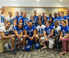Les Carabins font plaisir à plusieurs jeunes du CHU Sainte-Justine