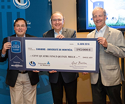 Le tournoi de golf de l'Université de Montréal amasse 195 000 $ pour le programme de sport d'excellence des Carabins