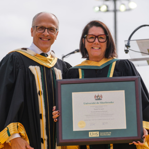 Danièle Sauvageau reçoit un doctorat honorifique de l'Université de Sherbrooke