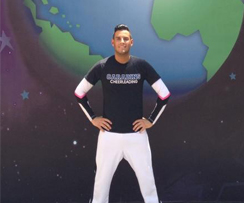 Guillaume Thivierge aux Mondiaux de cheerleading