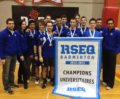 Deux titres en badminton pour les Carabins