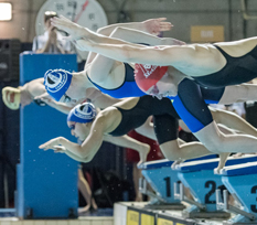 Cinq Carabins honorés en natation