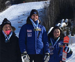 Les skieuses des Carabins s'imposent au Mont Saint-Sauveur