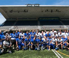 Troisième match amical des Anciens Carabins