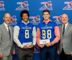 Deux Carabins récompensés par la Fondation des Alouettes